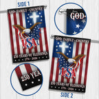 250 Years of Blessing 1776 2026 Flag, USA Patriotic Christian Flag Decor