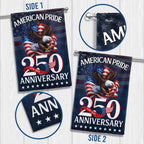 American Pride Flag, Patriotic 250th Anniversary Eagle 1776–2026 Flag Decor