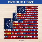 American Flag for 250th Anniversary, We The People 50 States Flag, 1776 2026 Grommet Flag