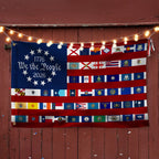 American Flag for 250th Anniversary, We The People 50 States Flag, 1776 2026 Grommet Flag