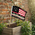 250 Years of Freedom Bennington Flag Parade, We The People 76 Handheld Flag for Decor