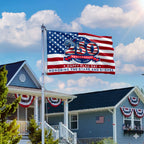 250 Years Flag of the United States, Honoring The Stars and Stripes Decor for National Flag Day