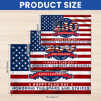 250 Years Flag of the United States, Honoring The Stars and Stripes Decor for National Flag Day