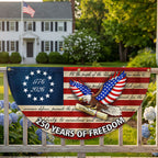 250 Years of Freedom Flag, We The People Patriotic 1776 2026 Fan Flag