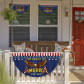 250 Years of America Fan Flag, Bald Eagle 1776 2026 Flag Decor