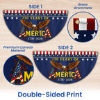 250 Years of America Fan Flag, Bald Eagle 1776 2026 Flag Decor