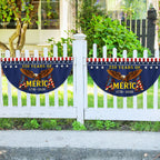 250 Years of America Fan Flag, Bald Eagle 1776 2026 Flag Decor