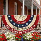 We The People 250 Fan Flag for 1776 2026 Anniversary Vintage Decor
