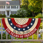 We The People 250 Fan Flag for 1776 2026 Anniversary Vintage Decor