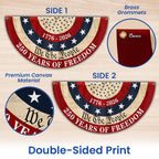 We The People 250 Fan Flag for 1776 2026 Anniversary Vintage Decor
