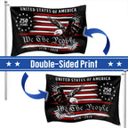 250 Years of America Decor, 1776 2026 We The People Patriotic Grommet Flag