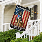 250 Years American German Shepherd Garden Flag, US Veteran Patriotic Dog Flag