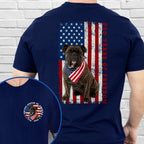 Patriotic Bulldog American T-shirt, 250 Years of Freedom 1776 2026 Tee for Dog Lovers