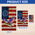 250 Years of Freedom Flag, We The People Patriotic 1776 2026 Flag Decor