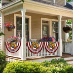 250 Years of Freedom American Fan Flag, Patriotic 1776 2026 Flag Decor