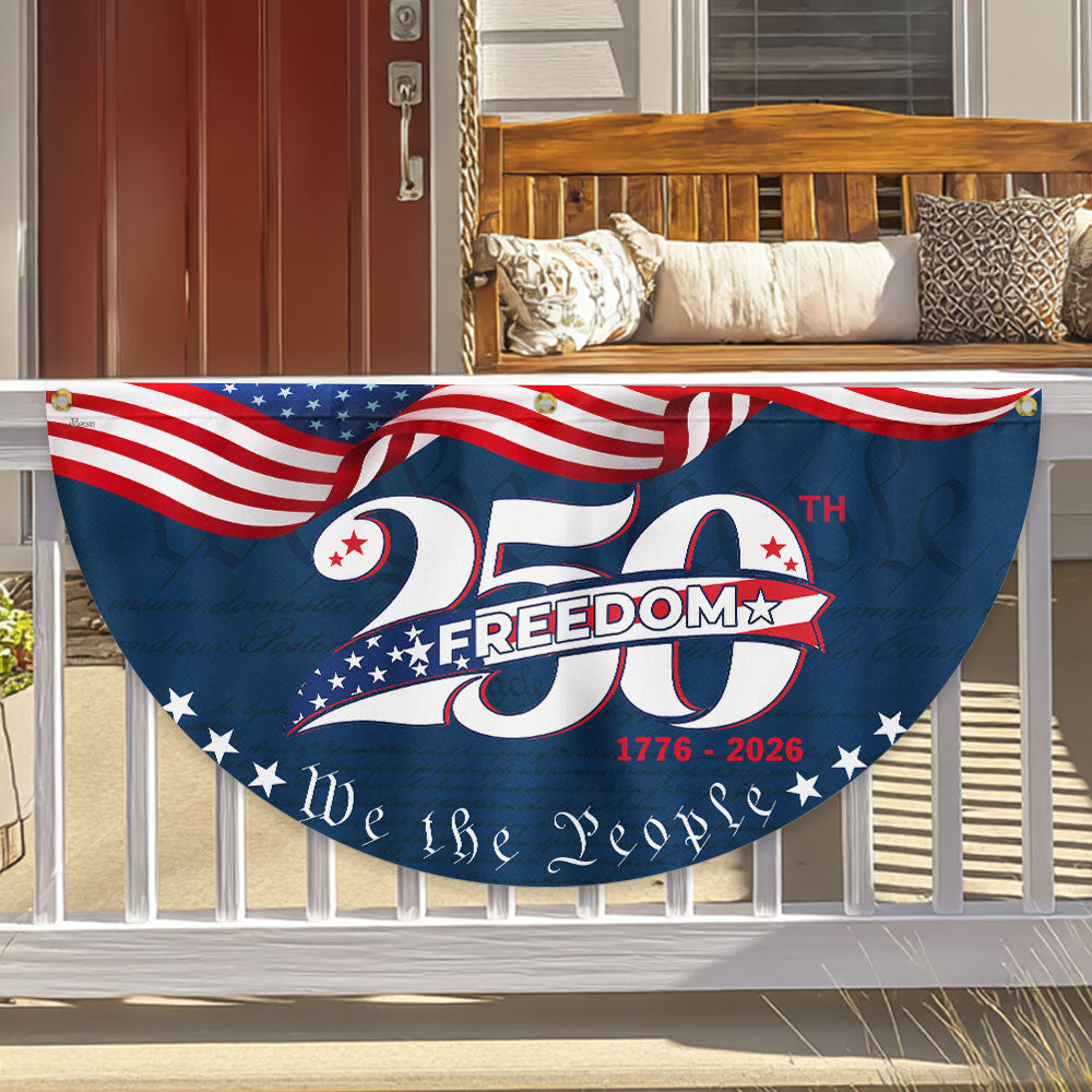 250 Years of America 1776 2026 Flag, 250 Years Semiquincentennial Fan Flag