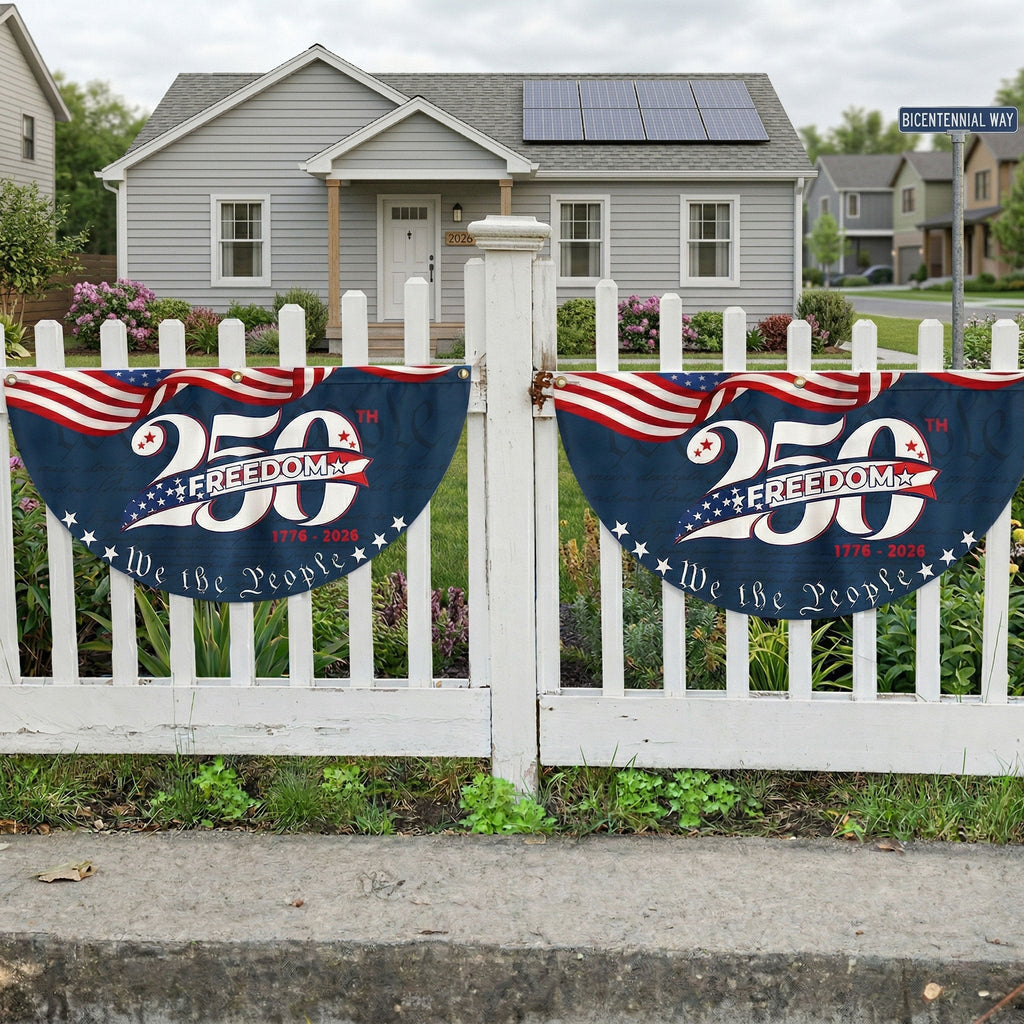 250 Years of America 1776 2026 Flag, 250 Years Semiquincentennial Fan Flag