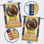 Patriotic 250 Years Flag, We The People 1776 2026 American Flag Outdoor Decor