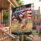 God Bless America 1776 2026 Flag, We The People Semiquincentennial 250 Years American Flag