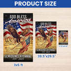 God Bless America 1776 2026 Flag, We The People Semiquincentennial 250 Years American Flag