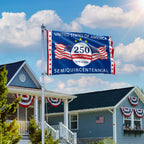 250 Years of Freedom Semiquincentennial Flag, United States of America 1776 2026 Grommet Flag