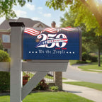 250 Years of America 1776 2026 Flag Semiquincentennial Patriotic Mailbox Cover