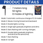 250 Years of Freedom American Flag, We The People 1776 2026 Solar LED Flag Decor