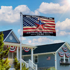 One Nation Under God Patriotic 250 Years Flag, American 1776 2026 Grommet Flag