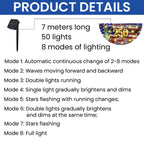 USA 250 Years Semiquincentennial Fan Flag, 1776 2026 Patriotic Solar LED Flag Decor