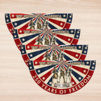 The Spirit of '76 American Bunting Flag, 250 Years of Freedom 1776 2026 Fan Flag