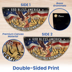 250 Years God Bless America Fan Flag, We The People 1776 2026 Fan Flag Decor