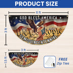 250 Years God Bless America Fan Flag, We The People 1776 2026 Fan Flag Decor