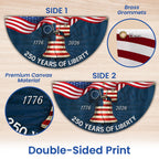 250 Years of Liberty Fan Flag, American Betsy Ross 1776 2026 Patriotic Flag Decor