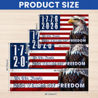We The People 250 Years of Freedom Flag, 1776 2026 American Grommet Flag Decor