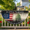 250 Years of Blessings Christian Fan Flag, Appeal To Heaven Patriotic 1776 2026 American Flag Decor
