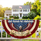 250 Years of Freedom American Fan Flag, Patriotic Bunting Flag We The People 1776 2026
