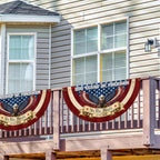 250 Years of Freedom American Fan Flag, Patriotic Bunting Flag We The People 1776 2026