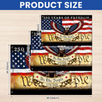250 Years of Freedom 1776 2026 American Grommet Flag, We The People Patriotic Decor