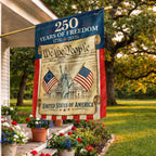 250 Years of Freedom We The People Garden Flag, America 1776 2026 Anniversary Flag Decor
