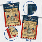 250 Years of Freedom We The People Garden Flag, America 1776 2026 Anniversary Flag Decor