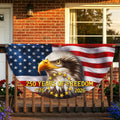 250 Years American Fan Flag, Patriotic Bald Eagle 1776 2026 We the People