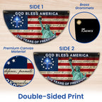 Patriotic 250 Years Flag, God Bless America 1776 2026 American Fan Flag
