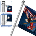 God Bless America 1776 2026 Grommet Flag for Decor 250 Years of Freedom