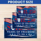 Sail 250 Years of Freedom American Grommet Flag, Patriotic Tall Ships 1776 2026 Decor
