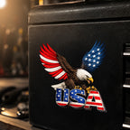American Patriotic Car Magnet with Bald Eagle USA for 250th Anniversary