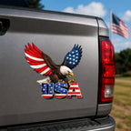 American Patriotic Car Magnet with Bald Eagle USA for 250th Anniversary