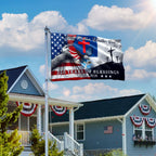 Patriotic Christian Grommet Flag, One Nation Under God Flag for 250 Years Semiquincentennial