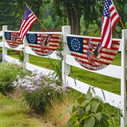 250 Years of Freedom Fan Flag with Eagle We The People Patriotic 1776 2026 Decor