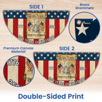 250 Years We The People Fan Flag Decor for America 1776 2026 Anniversary