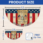 250 Years We The People Fan Flag Decor for America 1776 2026 Anniversary